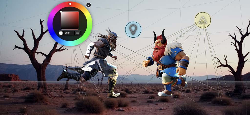 3D Canvas Studio interface